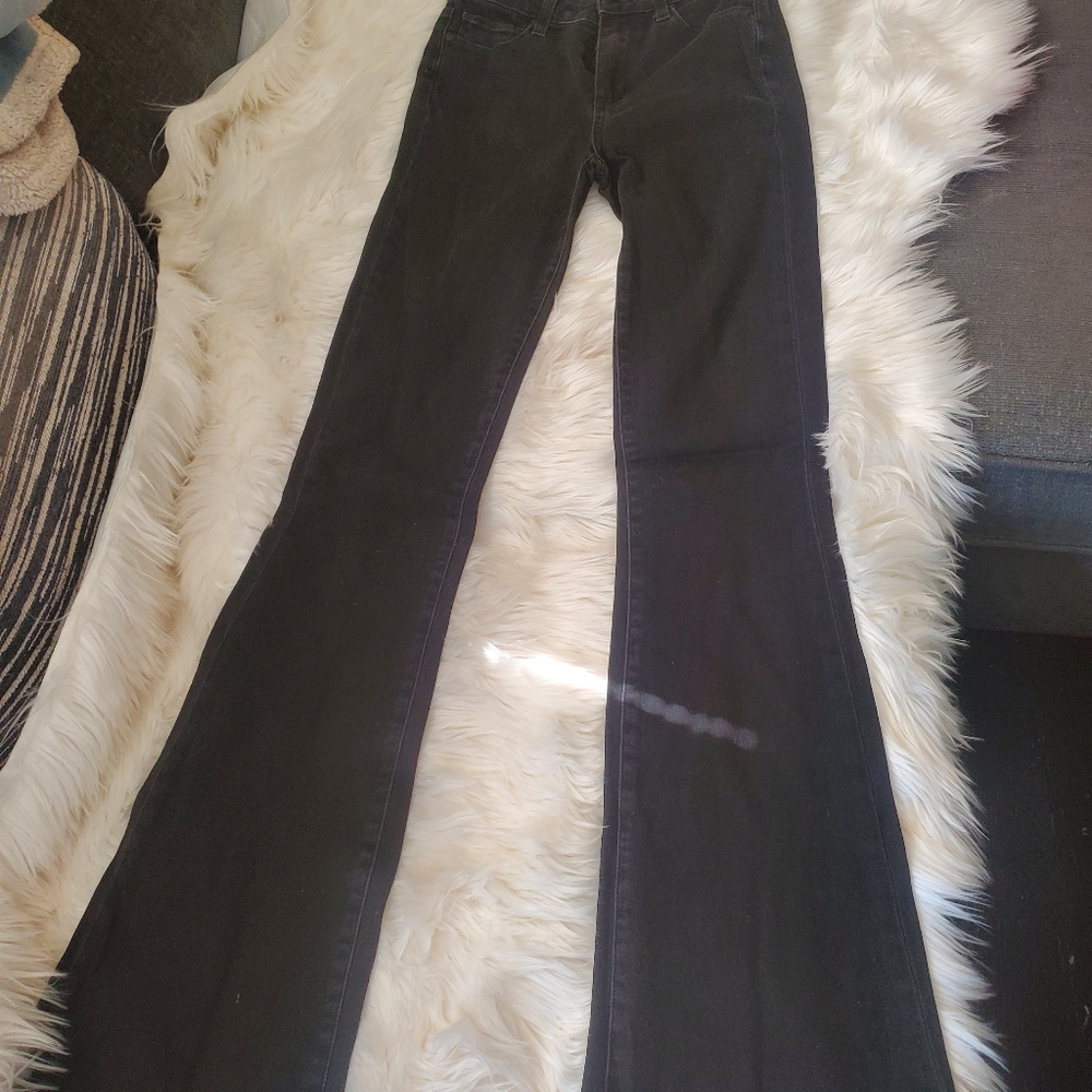 Black Flare Jeans